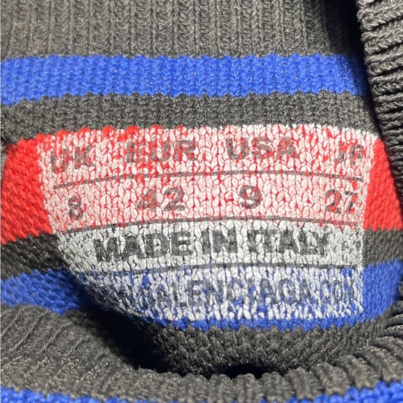 Balenciaga women’s speed 2.OLT stripe sock Snearkers sz 9 - Picture 11 of 16